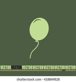 Vector illustration balloon icon
