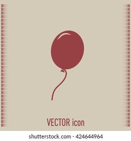 Vector illustration balloon icon