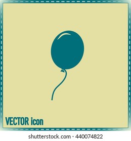 Vector illustration balloon icon