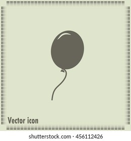 Vector illustration balloon icon