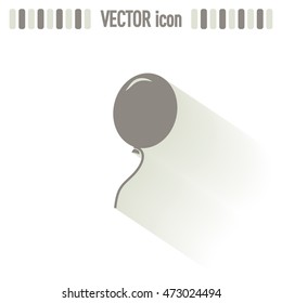 Vector illustration balloon icon
