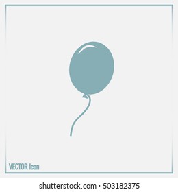 Vector illustration balloon icon