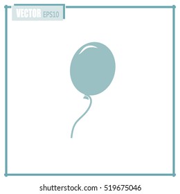 Vector illustration balloon icon