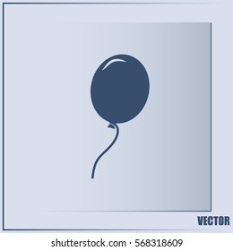 Vector illustration balloon icon