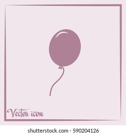 Vector illustration balloon icon