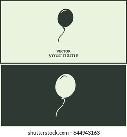 Vector illustration balloon icon