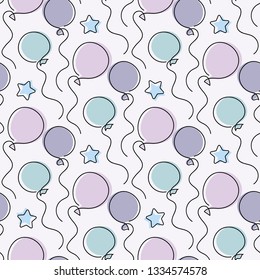 Vector illustration of balloons