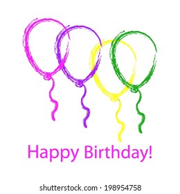 Vector illustration of Balloons