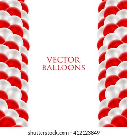 Vector illustration of balloons