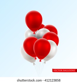 Vector illustration of balloons