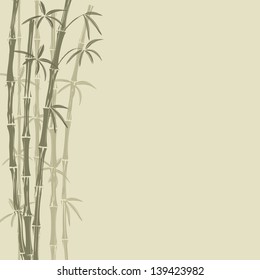 Vector illustration of bamboo.