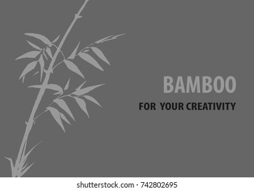 Vector illustration. Bamboo