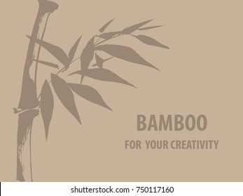 Vector illustration. Bamboo