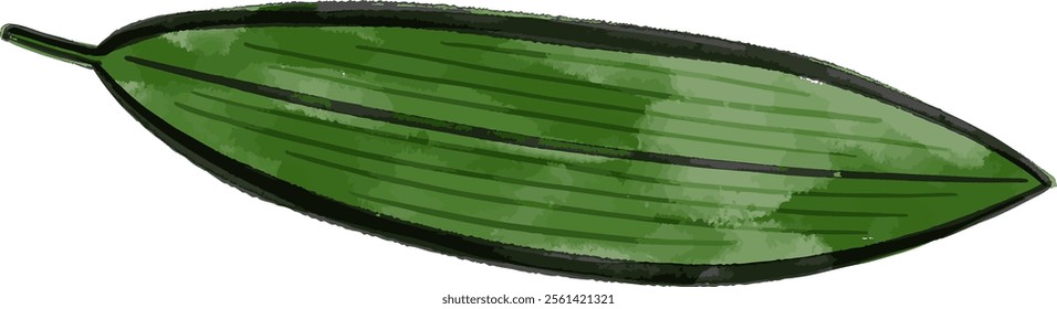 Vector illustration of bamboo leaves