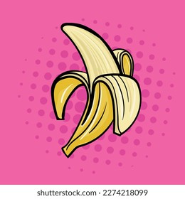 Vector illustration of the banana.