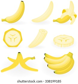 Vector illustration of banana.