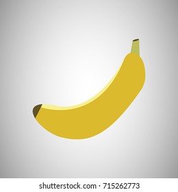 Vector illustration with banana.