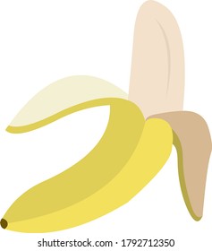 Ilustración vectorial de la fruta bananera