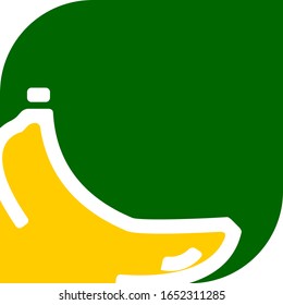 Vector Illustration Banana Fruit Design Logo