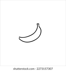 Vector illustration of a banana fruit, multi colored, white background.