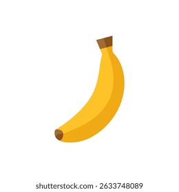 Vector illustration of an banana fruit on a white background