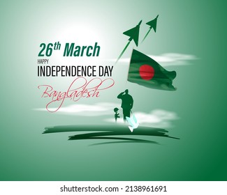 Vector illustration for Bangladesh happy independence day