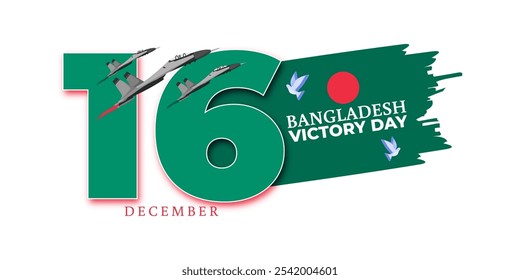Vector illustration of Bangladesh Victory Day social media template