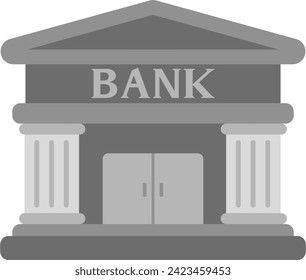 ilustración vectorial de la construcción bancaria