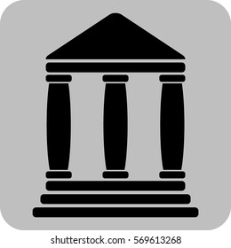 Vector Illustration of Bank Icon
