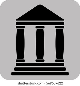 Vector Illustration of Bank Icon

