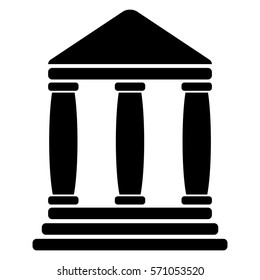 Ilustración vectorial del icono bancario
