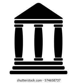 Ilustración vectorial del icono bancario
