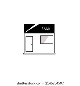vector illustration bank icon design template