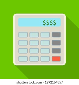 Vector illustration of bank and money symbol. Set of bank and bill stock symbol for web.