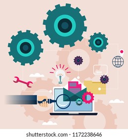 vector illustration for banner