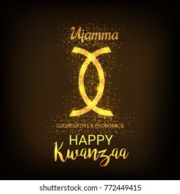 Vector illustration of a Banner for African Kwanzaa festive concept.