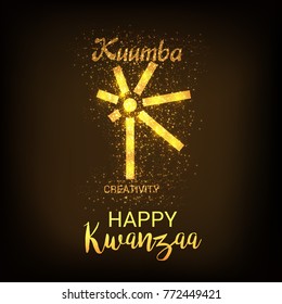 Vector illustration of a Banner for African Kwanzaa festive concept.