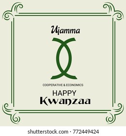 Vector illustration of a Banner for African Kwanzaa festive concept.