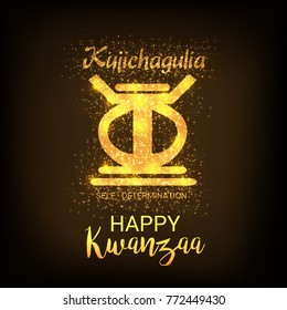 Vector illustration of a Banner for African Kwanzaa festive concept.