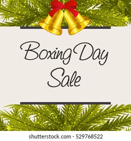 Vector illustration of a Banner For Boxing Day Sale.