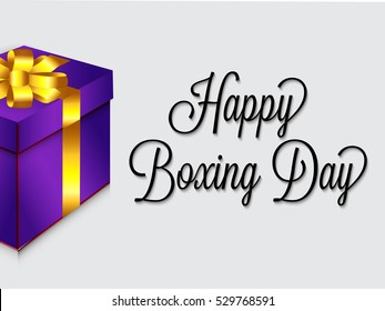 Happy Boxing Day Messages, Wishes, Quotes, And Images 32 Vector illustration of a Banner For Boxing Day Sale.