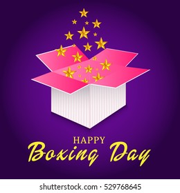 Vector illustration of a Banner For Boxing Day Sale.