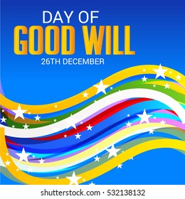 Vector illustration of a Banner For Day of Good Will.