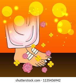 Vector Illustration of a Banner for the Day Of Honoring Celebration Guru Purnima with Text Space Background.