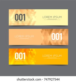 Vector Illustration Banner design Background .