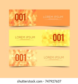 Vector Illustration Banner design Background .