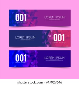 Vector Illustration Banner design Background .