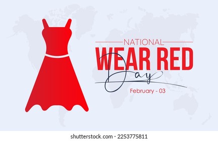 Ilustración vectorial modelo de diseño de banner concepto del Día Nacional del Oro Rojo observado el 3 de febrero