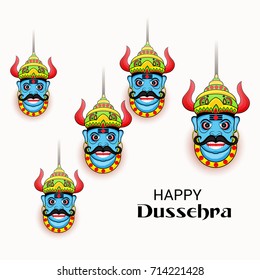 Vector illustration of a Banner for Happy Dussehra.
