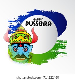 Vector illustration of a Banner for Happy Dussehra.